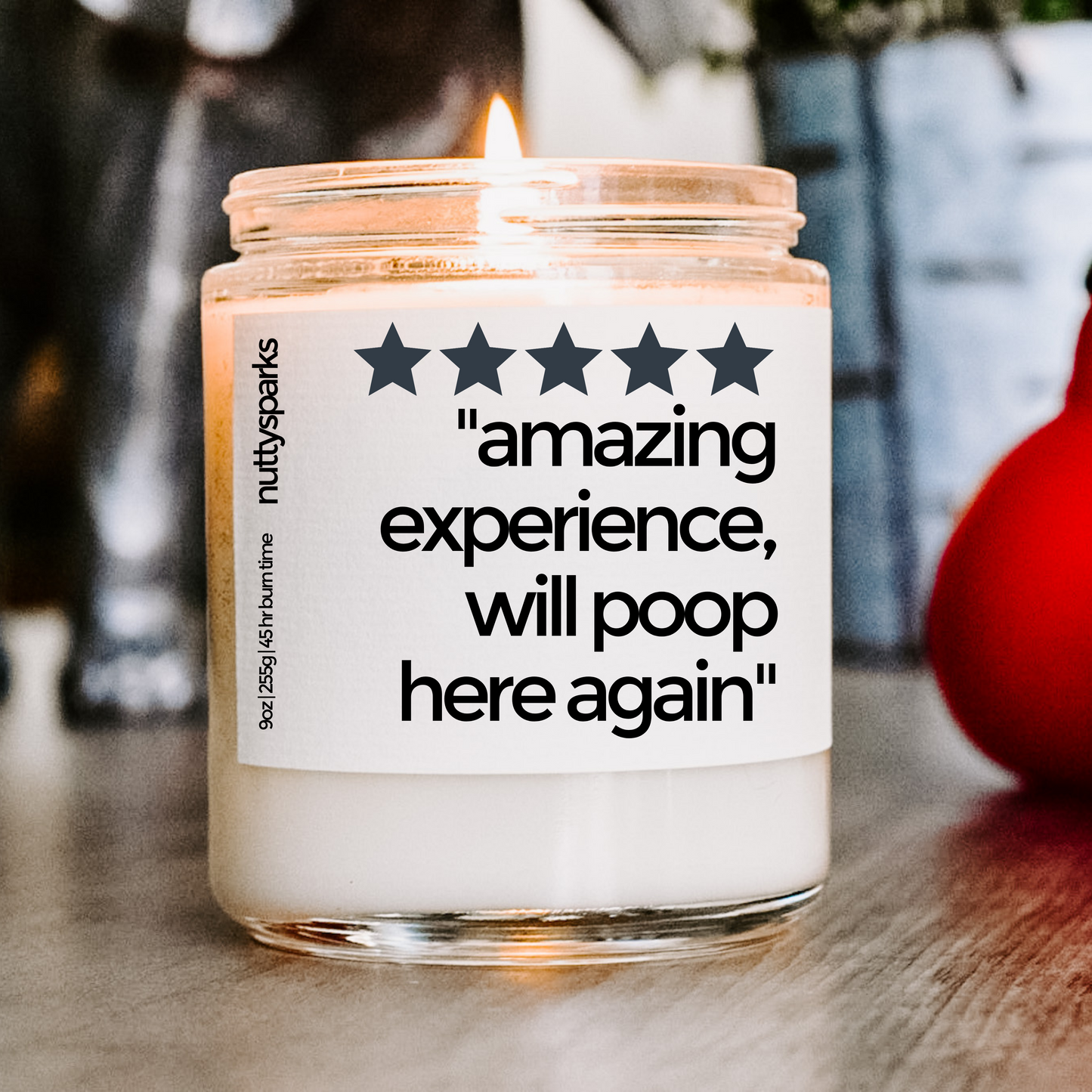 five star rating; amazing experience will poop here again