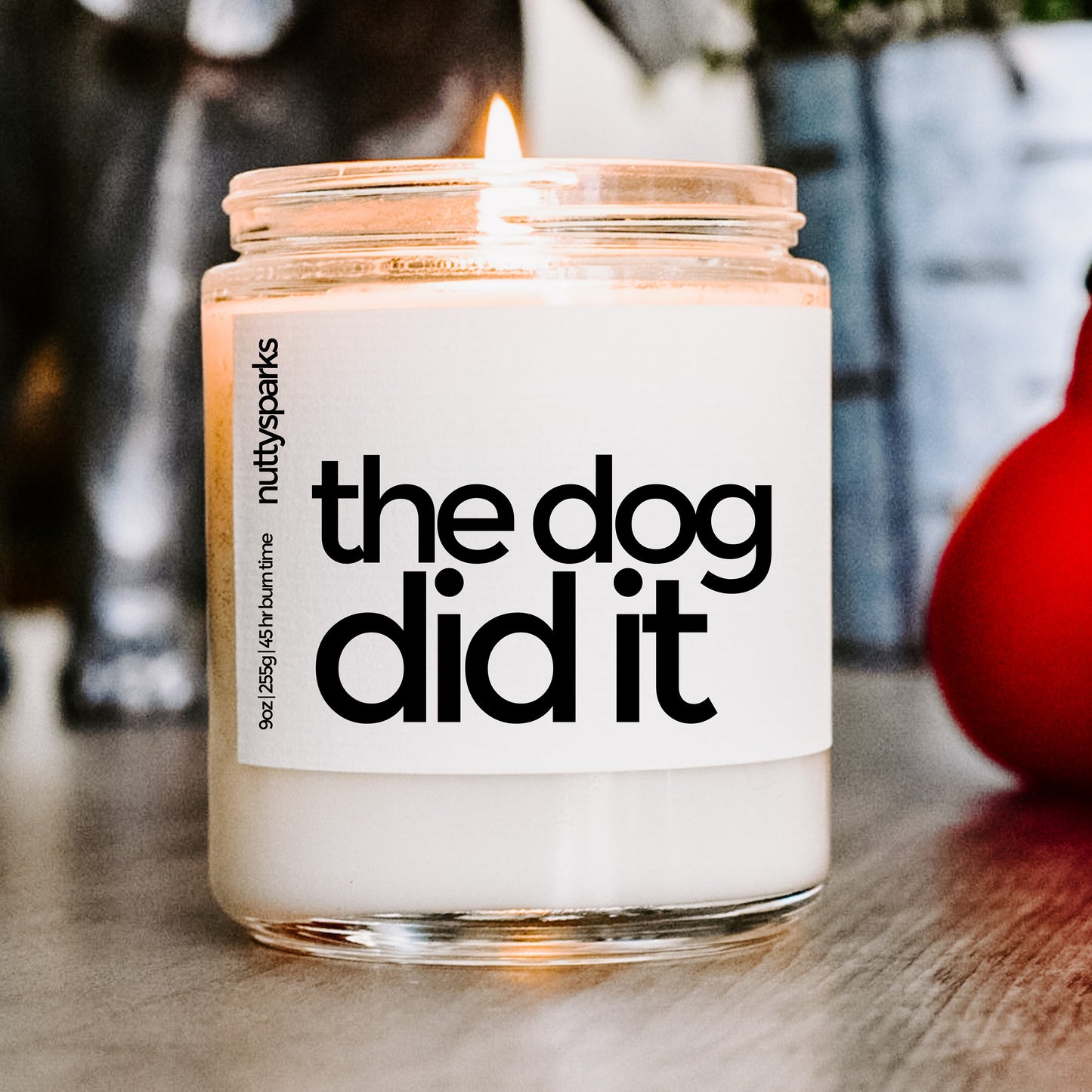 the dog did it