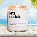 a candle that is sitting on a table