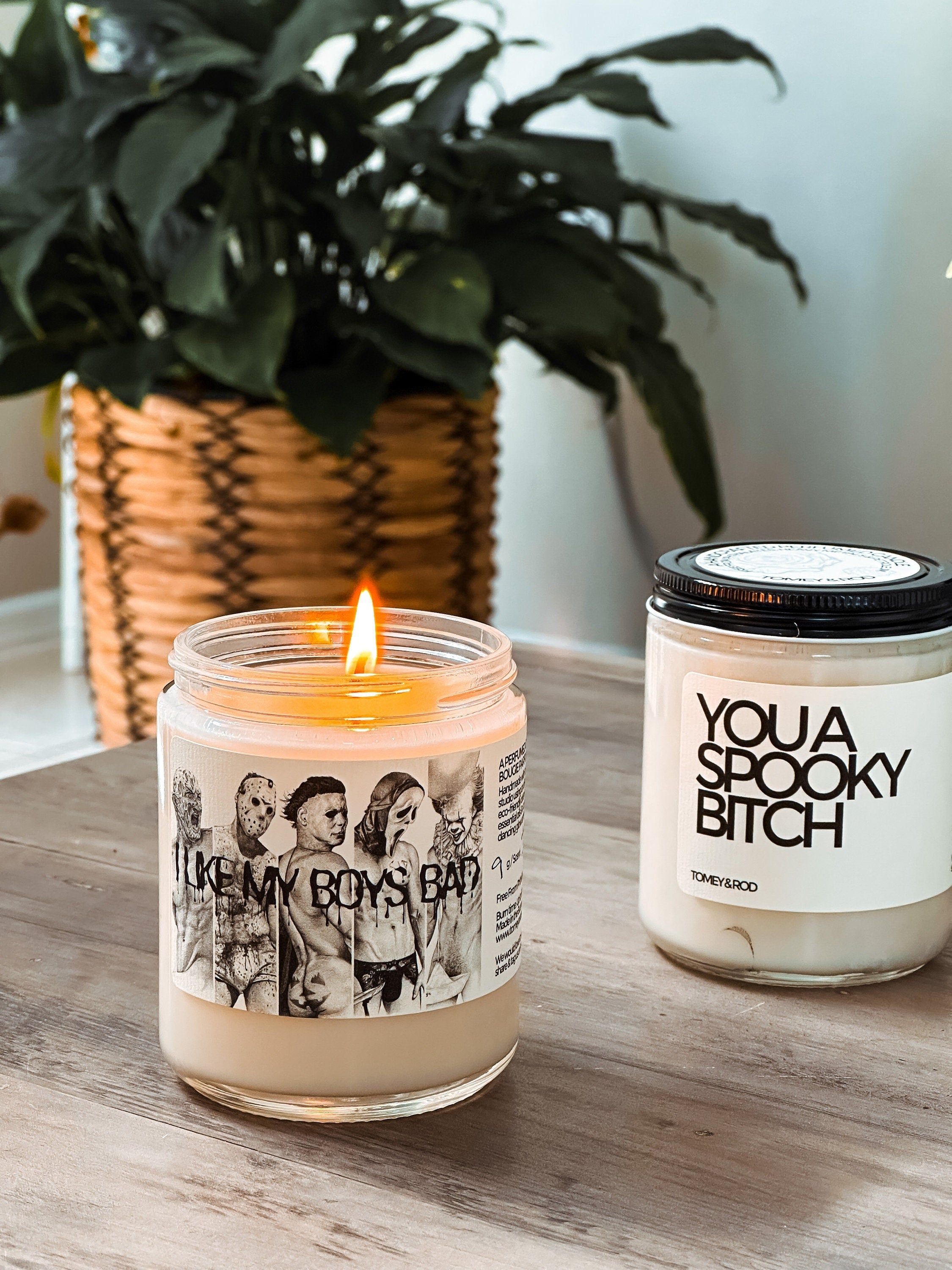 Halloween Bad Boys Candle, Halloween Decor, Halloween Candle, Spooky Candle, Halloween Party Favor, Halloween Gifts, Halloween Decoration
