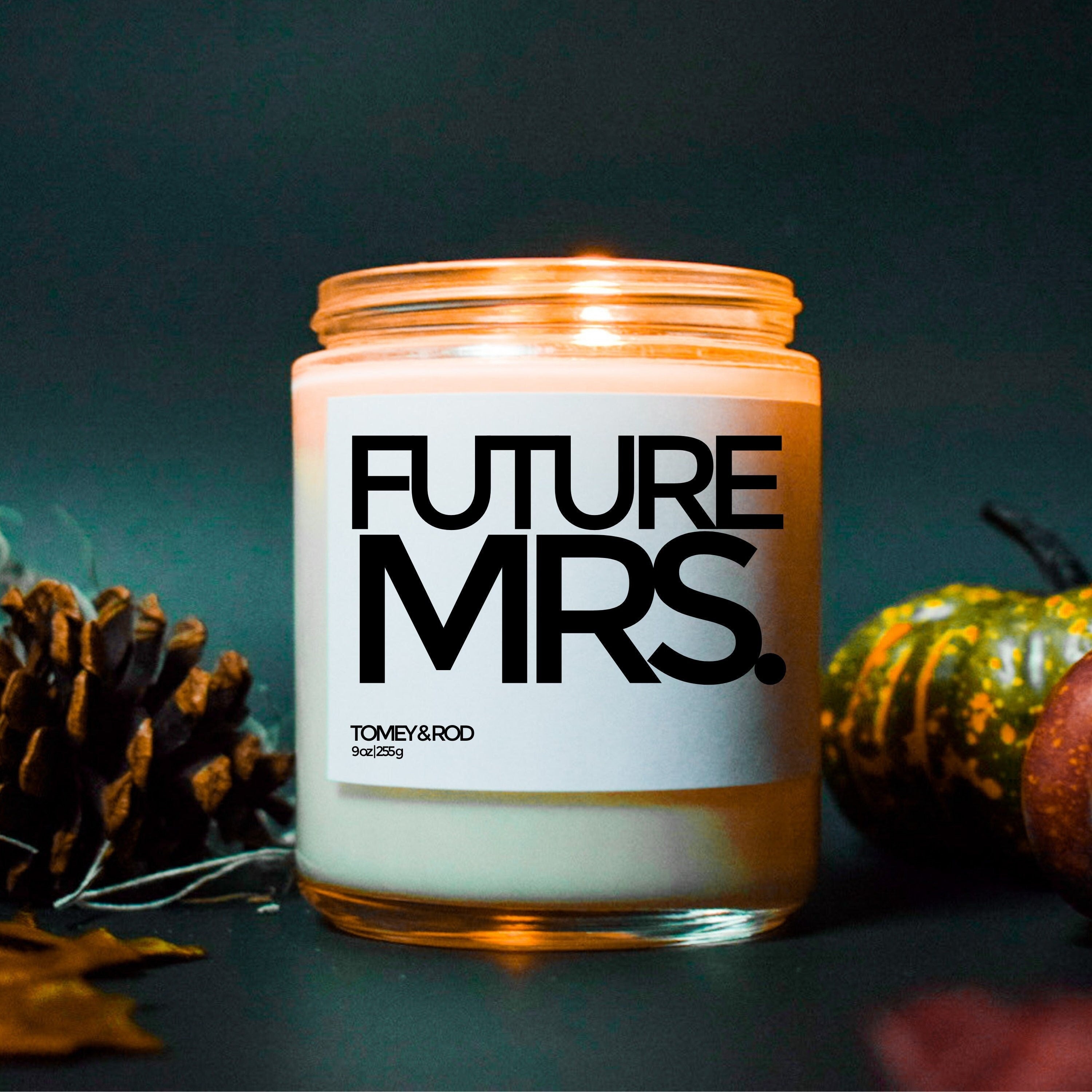 Future Mrs! Bridal Shower Candle, Gift For Bride, Engagement Gift, Wedding Gift, Funny Candle, Best Friend Gift, Bridal Shower Gift
