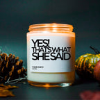 That's What She Said Bridal Shower Candle, Gift For Bride, Engagement Gift, Wedding Gift, Funny Candle, Best Friend Gift, Bridal Shower Gift