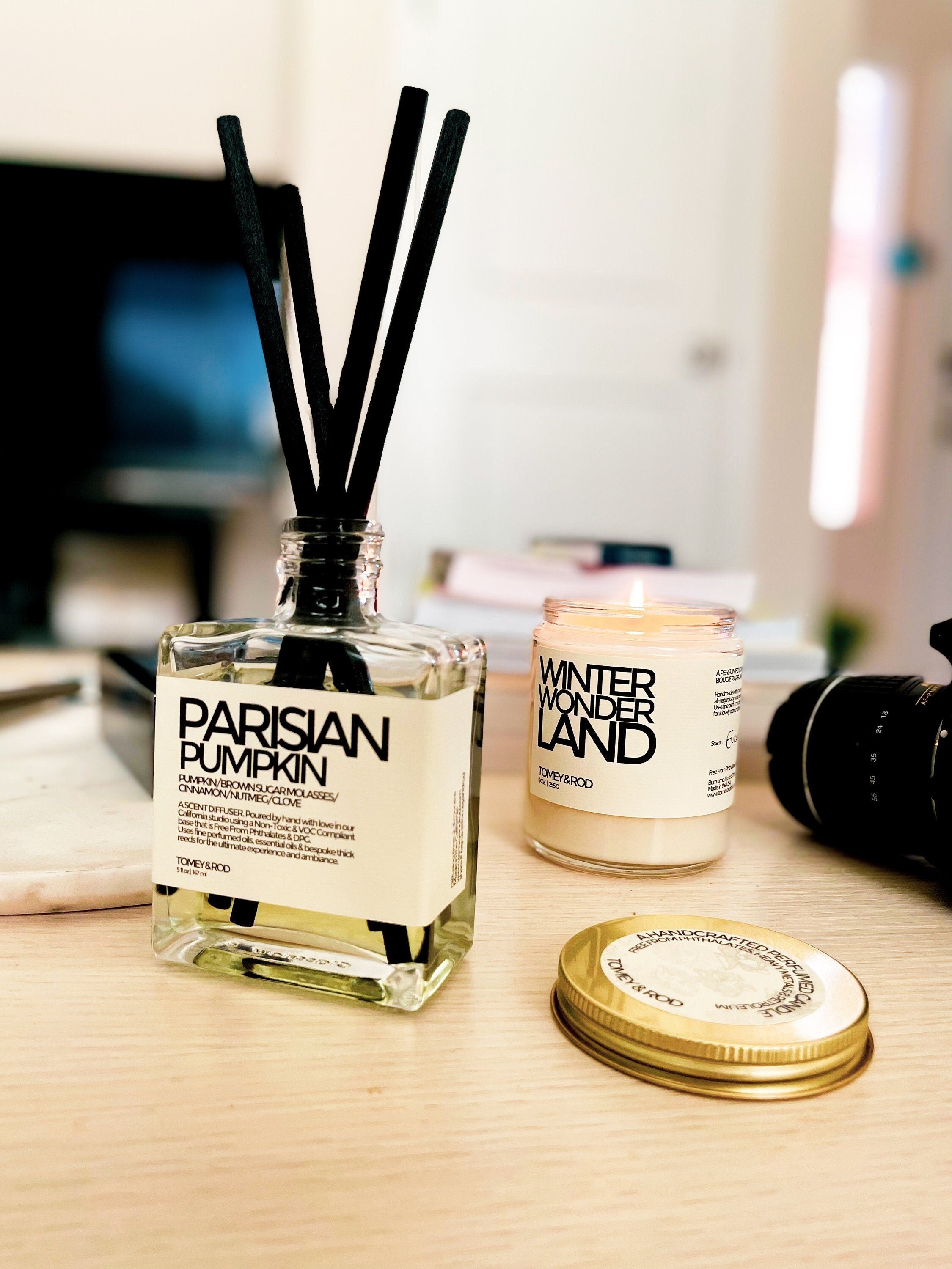 Pumpkin Spice Luxe Reed Diffuser | Pumpkin Oil Diffuser | Fall Reed Diffuser | Fall Decor | Halloween | Autumn Essential Oil Diffuser