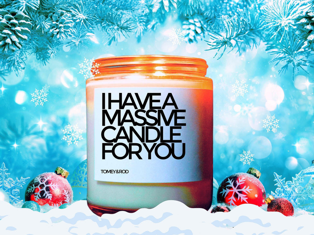 Christmas Candle, Christmas Scented Candle, Massive Candle, Holiday Candle, Winter Candles, Holiday Decor, Personalized Customized Gift