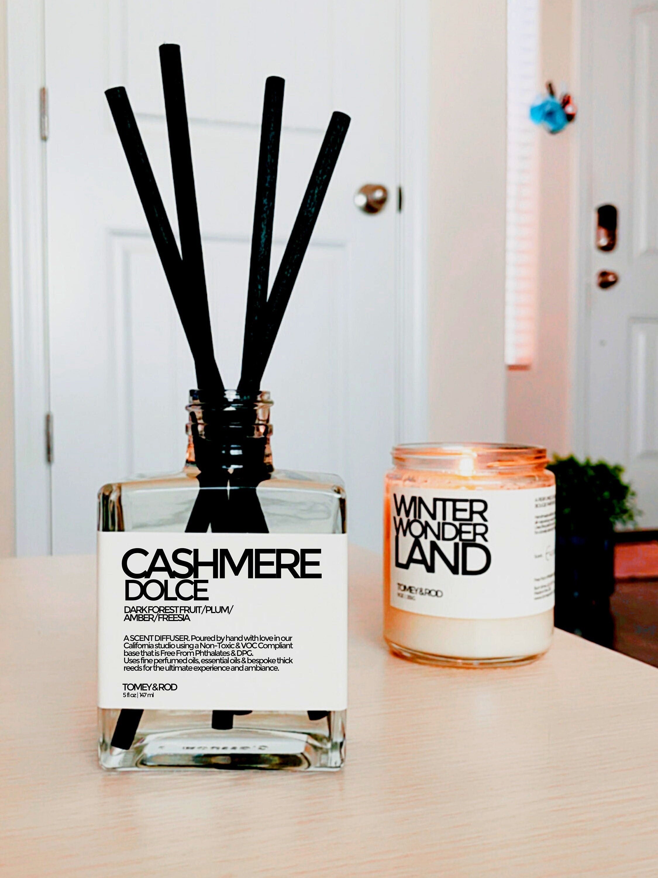 Cashmere Dolce Luxe Reed Diffuser | Autumn Oil Diffuser | Fall Reed Diffuser | Fall Decor | Halloween | Autumn Essential Oil Diffuser