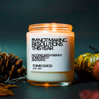 Festive Candle Social Distancing Gift New Years Eve Candle Holiday Candles Quarantine Gift Happy New Year 2021 Holiday Gifts Holiday Decor