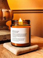 New Home Gift | VERDON Relaxing Soothing Chillout Handmade Soy Candle Vegan | Housewarming candle | Lavender, Juniper, Vetiver, Ylang