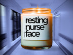 Nurse Candle, Resting Nurse Face Candle, Nurse Life Candle, Nurse Definition Candle, Nursing School Candle, Nurse Gift