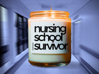 Nurse Candle, Nursing School Survivor Candle, Nurse Life Candle, Nurse Definition Candle, Nursing School Candle, Nurse Gift