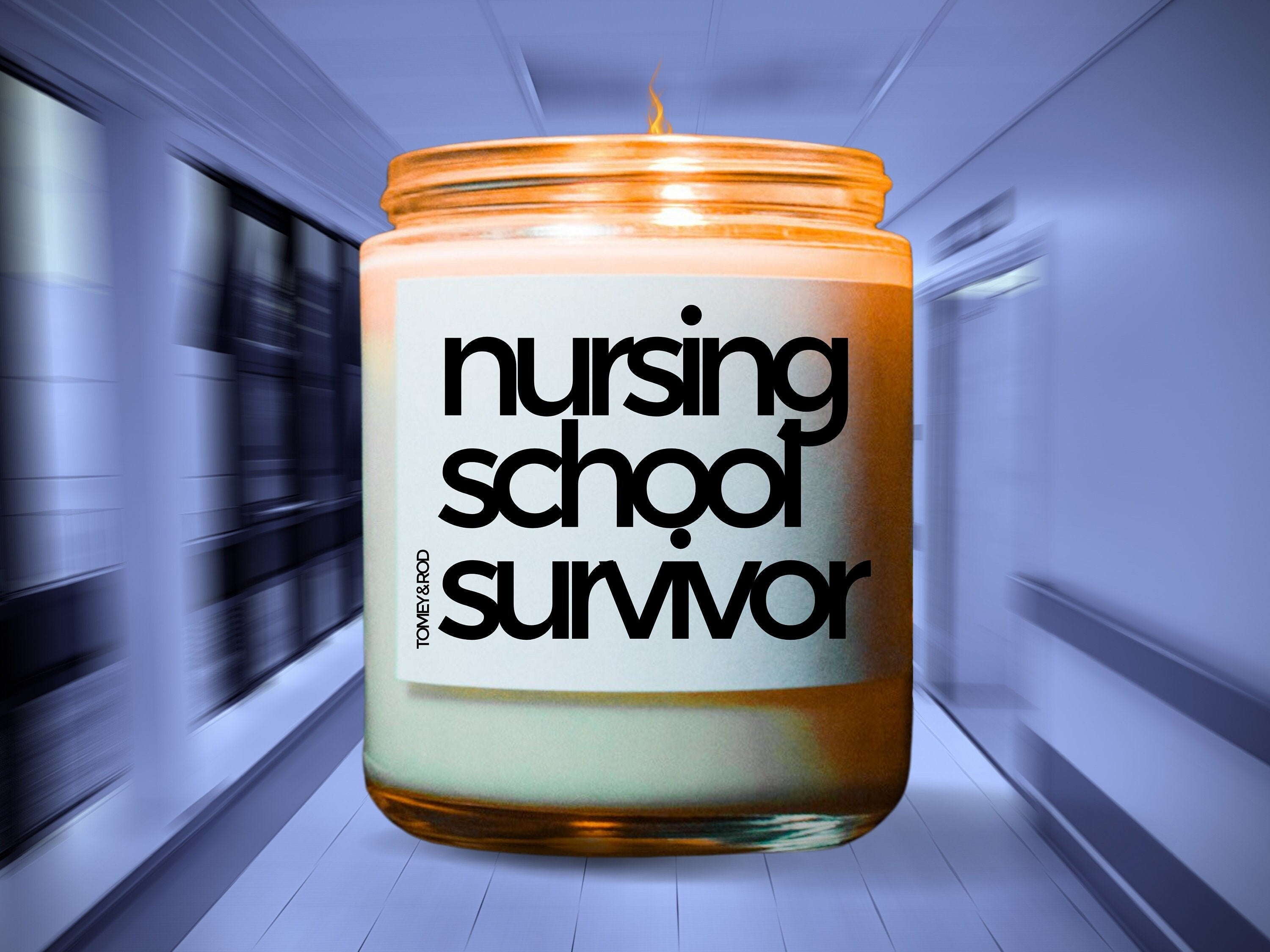 Nurse Candle, Nursing School Survivor Candle, Nurse Life Candle, Nurse Definition Candle, Nursing School Candle, Nurse Gift
