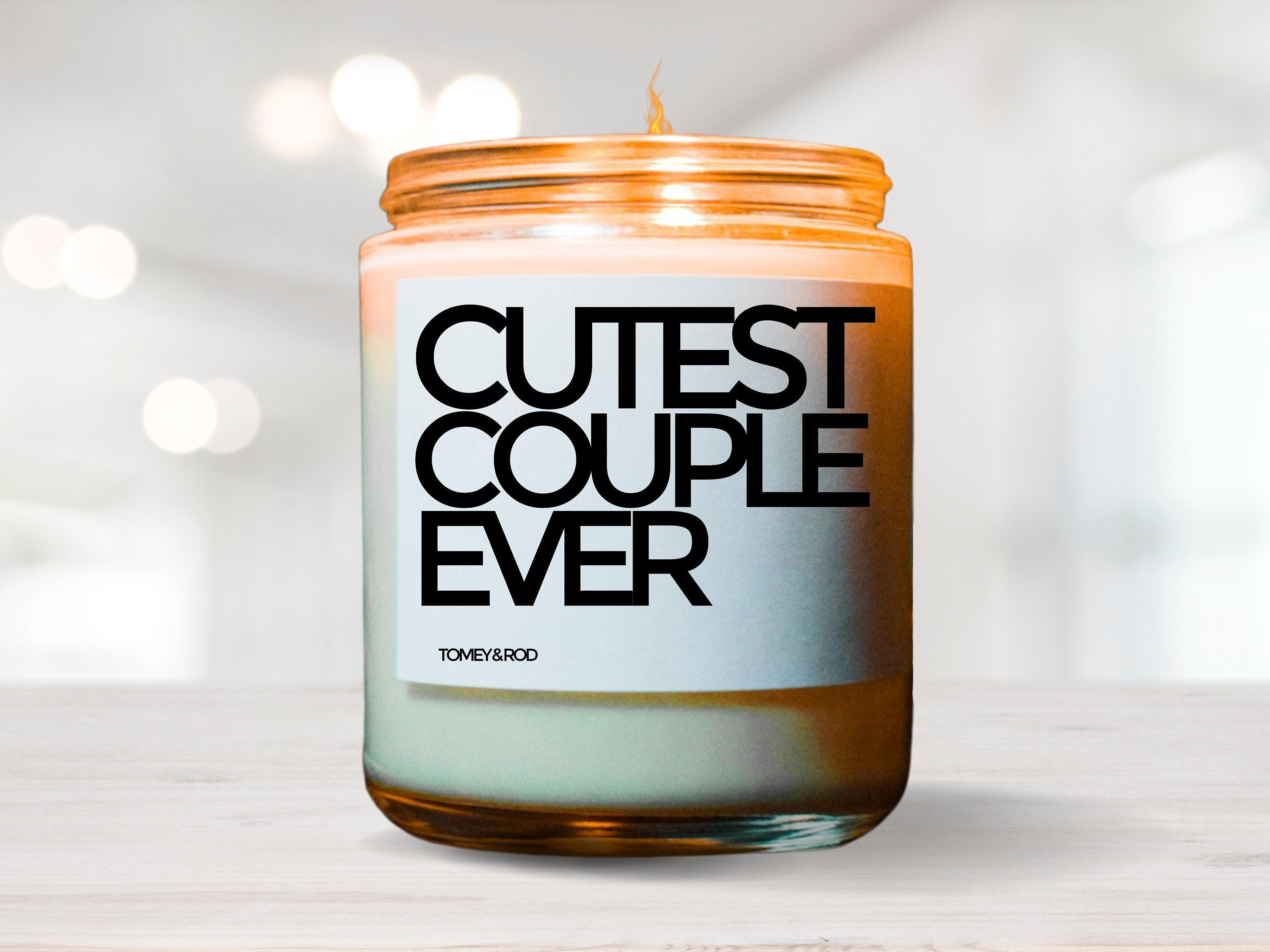 Cutest Couple Ever Bridal Shower Candle, Gift For Bride, Engagement Gift, Wedding Gift, Funny Candle, Best Friend Gift, Bridal Shower Gift