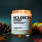 Bourbon Street Handmade Soy Candle Vegan | Natural Soy Wax Candle | A Boozy Melange Of Marmalade, Tamarind, Honey, Spices, Tobacco & Bourbon