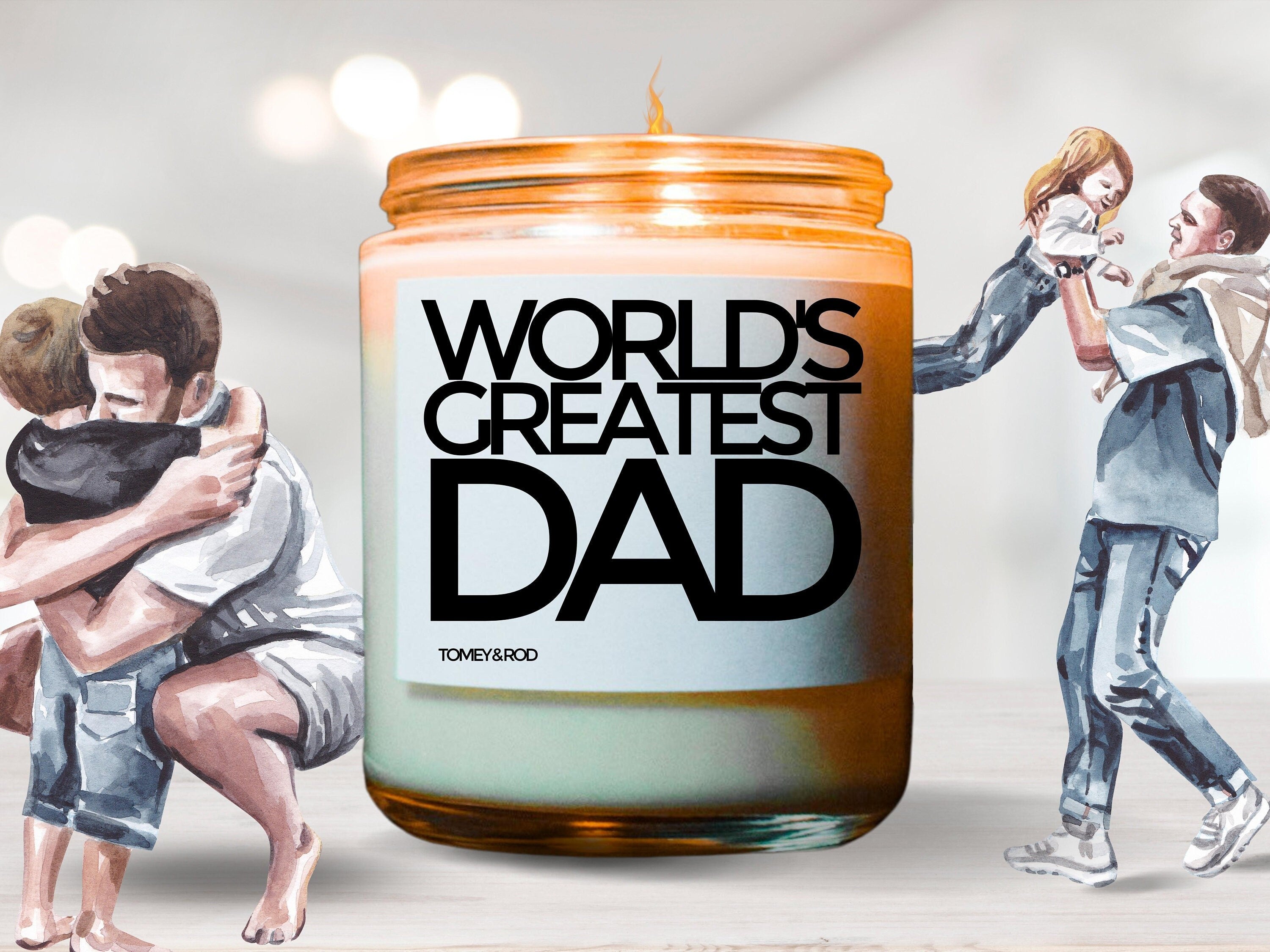 Father's Day Gift, Gift From Son, Gift From Daughter, Dad Birthday Gift, Gift For Husband, Gift From Wife, Fathers Day Candle