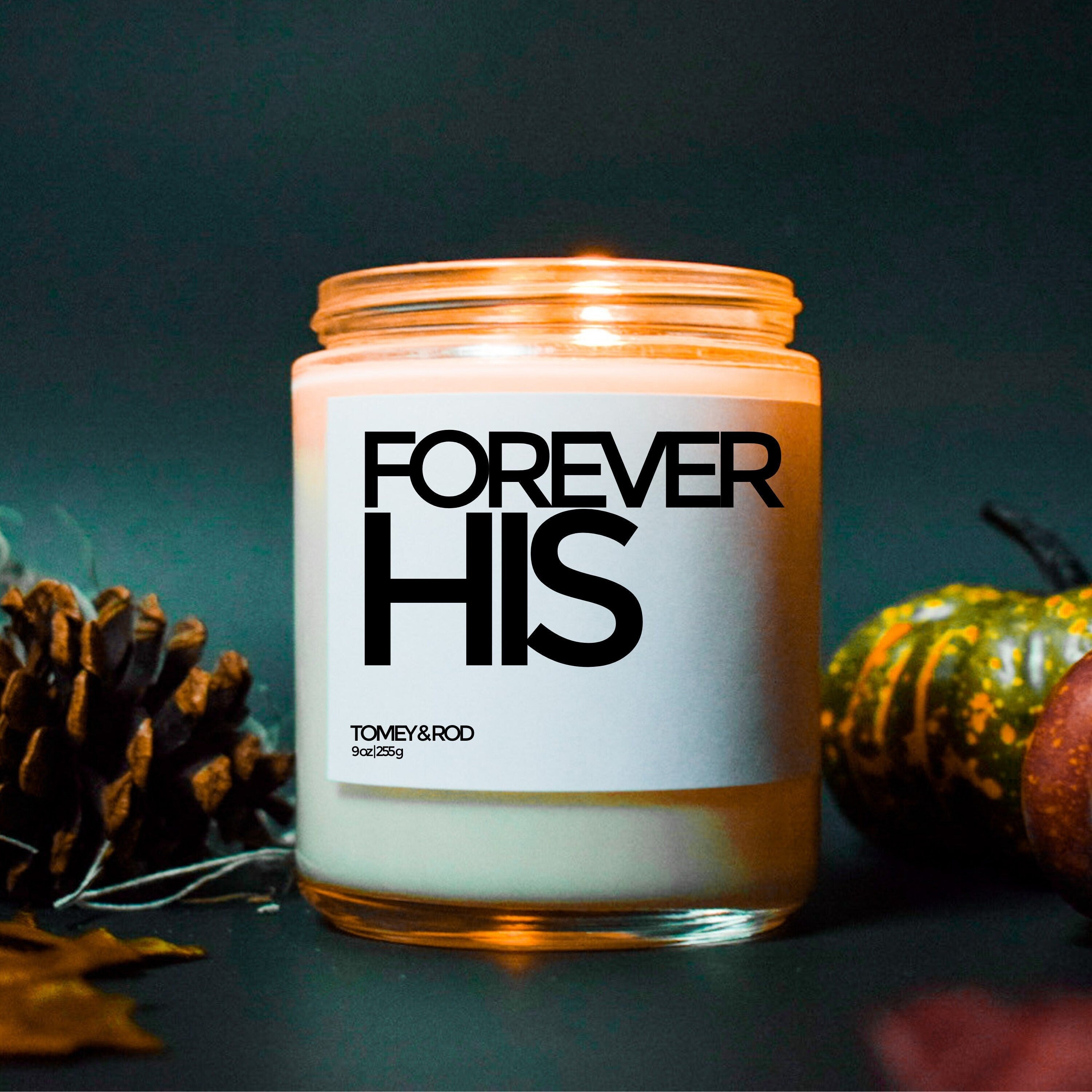 Forever His Bridal Shower Candle, Gift For Bride, Engagement Gift, Wedding Gift, Funny Candle, Best Friend Gift, Bridal Shower Gift