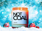 Christmas Candle, Christmas Scented Candle, Not Coal, Holiday Candle, Winter Candles, Holiday Decor, Personalized Customized Gift