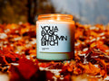 Basic Autumn Bitch Candle, Funny Fall Decor, Autumn Candle, Custom Candle, Fall Party Favor, Autumn Gifts, Autumn Decoration, Thanksgiving
