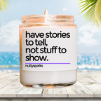 a candle that is sitting on a table