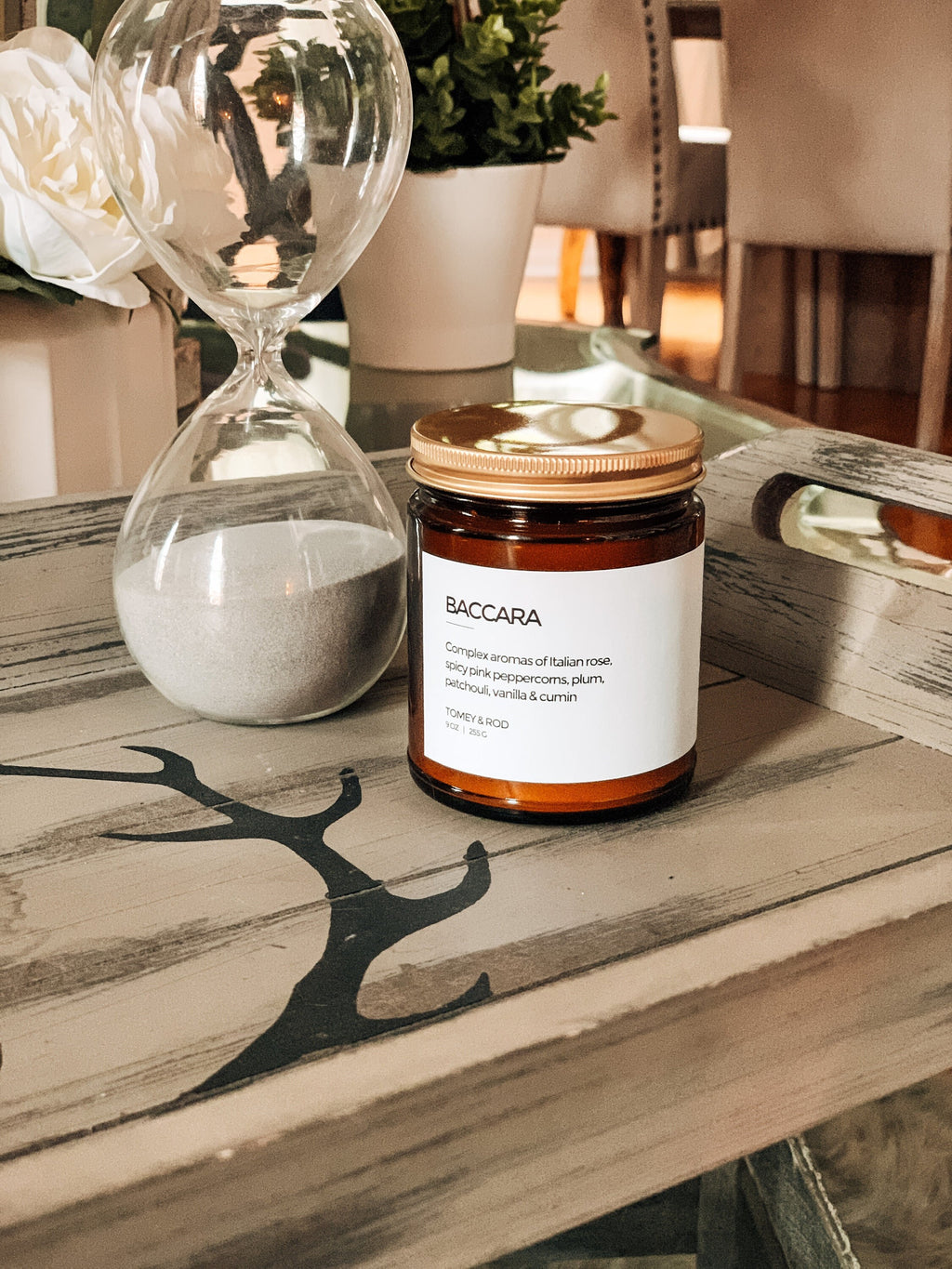 Palo Santissimo Handmade Soy Candle Vegan | New Home Gift | Housewarming Gift | Palo Santo, Rose, Sage, Clay, Cedarwood, Amber & Musk