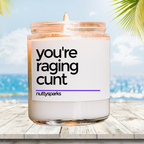 a candle that is sitting on a table