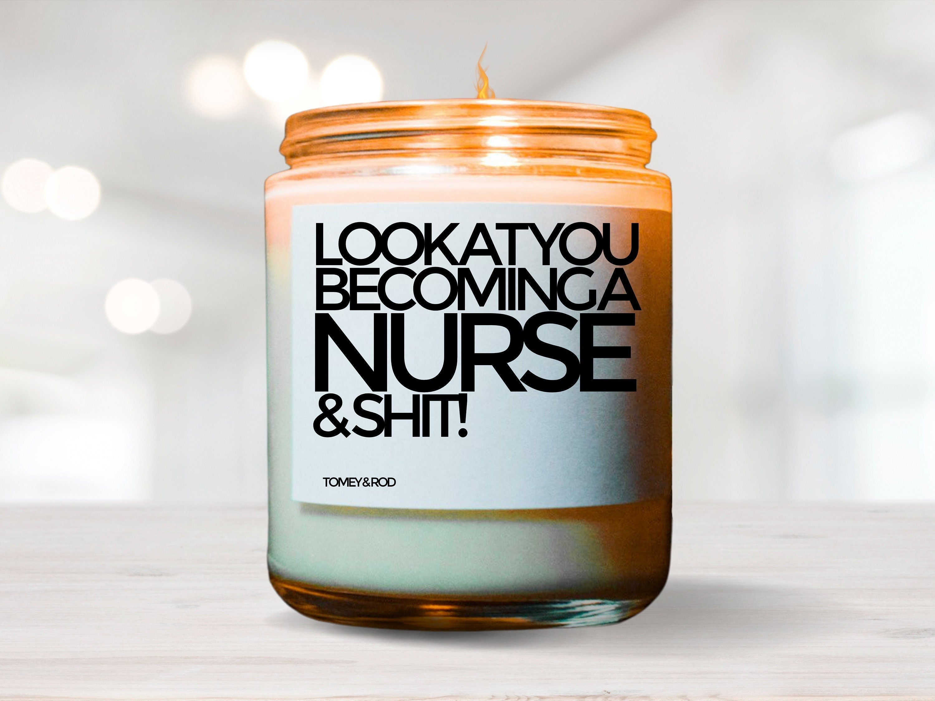 NCLEX, Nurse Gift, Nurses Week, Essential Workers, Nurse Appreciation, Nurse Life, Gift For Nurse, Nursing Graduation Gift, Nurse Candle