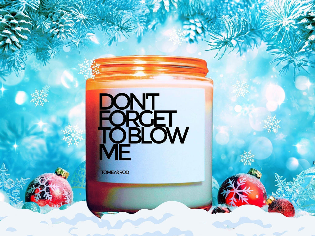 Christmas Candle, Christmas Scented Candle, Big Log Energy, Holiday Candle, Winter Candles, Holiday Decor, Personalized Customized Gift