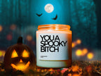 Spooky Bitch Candle, Funny Halloween Decor, Halloween Candle, Custom Candle, Halloween Party Favor, Halloween Gifts, Halloween Decoration