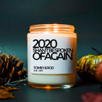 Festive Candle Social Distancing Gift New Years Eve Candle Holiday Candles Quarantine Gift Happy New Year 2021 Holiday Gifts Holiday Decor