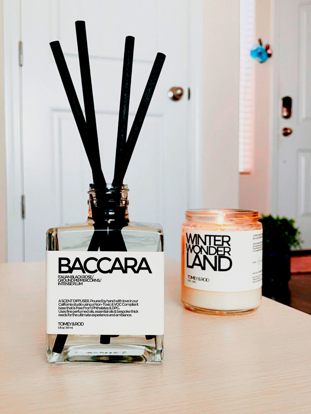 Baccara Luxe Reed Diffuser, Opulent, Fine, Sensual, Seductive, Decadent Spring Oil Diffuser, Spring Reed Diffuser, Summer Spring Decor