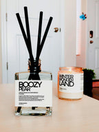 Boozy Pear Luxe Reed Diffuser | Autumn Oil Diffuser | Fall Reed Diffuser | Fall Decor | Halloween | Autumn Essential Oil Diffuser