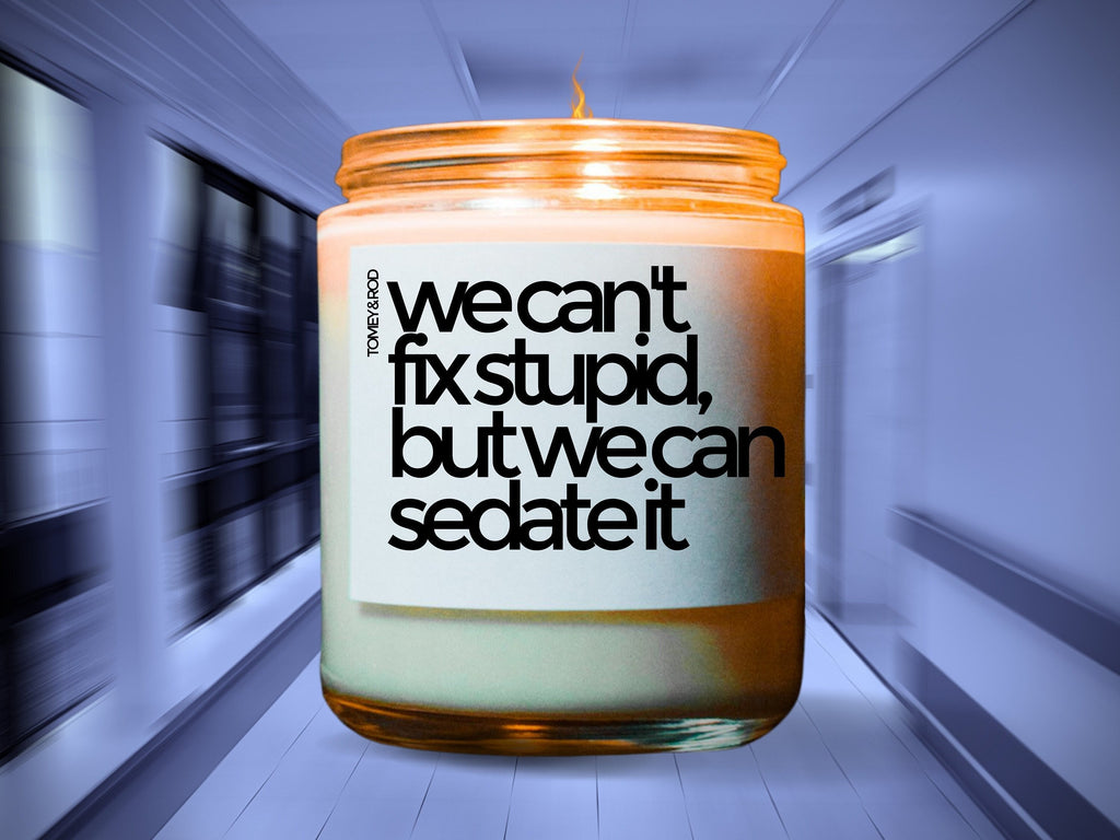 Nurse Candle, We Can't Fix Stupid But We Can Sedate It Candle, Nurse Life Candle, Nurse Definition Candle, Nursing School Candle, Nurse Gift