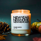 Festive Candle Social Distancing Gift New Years Eve Candle Holiday Candles Quarantine Gift Happy New Year 2021 Holiday Gifts Holiday Decor