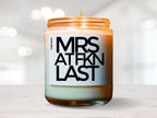 Mrs At Fucking Last Bridal Shower Candle, Gift For Bride, Engagement Gift, Wedding Gift, Funny Candle, Best Friend Gift, Bridal Shower Gift