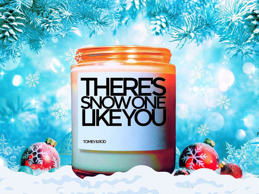 Christmas Candle, Christmas Scented Candle, Snow One Like You, Holiday Candle, Winter Candles, Holiday Decor, Personalized Customized Gift