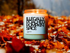 Illegal Pumpkin Spice, Funny Fall Decor, Autumn Candle, Custom Candle, Fall Party Favor, Autumn Gifts, Autumn Decoration, Thanksgiving