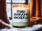I Hate Everyone Except Us, Funny Candle For Her, Best Friend Birthday, Best Friend Gifts, Gifts For Her, Besties Gift, Best Friends Forever
