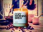Cosy Morning Brew Candle, Fresh Coffee Soy Wax Candle, Coffee Scented Jar Candle, Fresh Brewed Coffee Smell Candle, Coffee Non-Toxic Soy