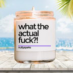 a candle that is sitting on a table