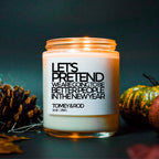 Festive Candle Social Distancing Gift New Years Eve Candle Holiday Candles Quarantine Gift Happy New Year 2021 Holiday Gifts Holiday Decor