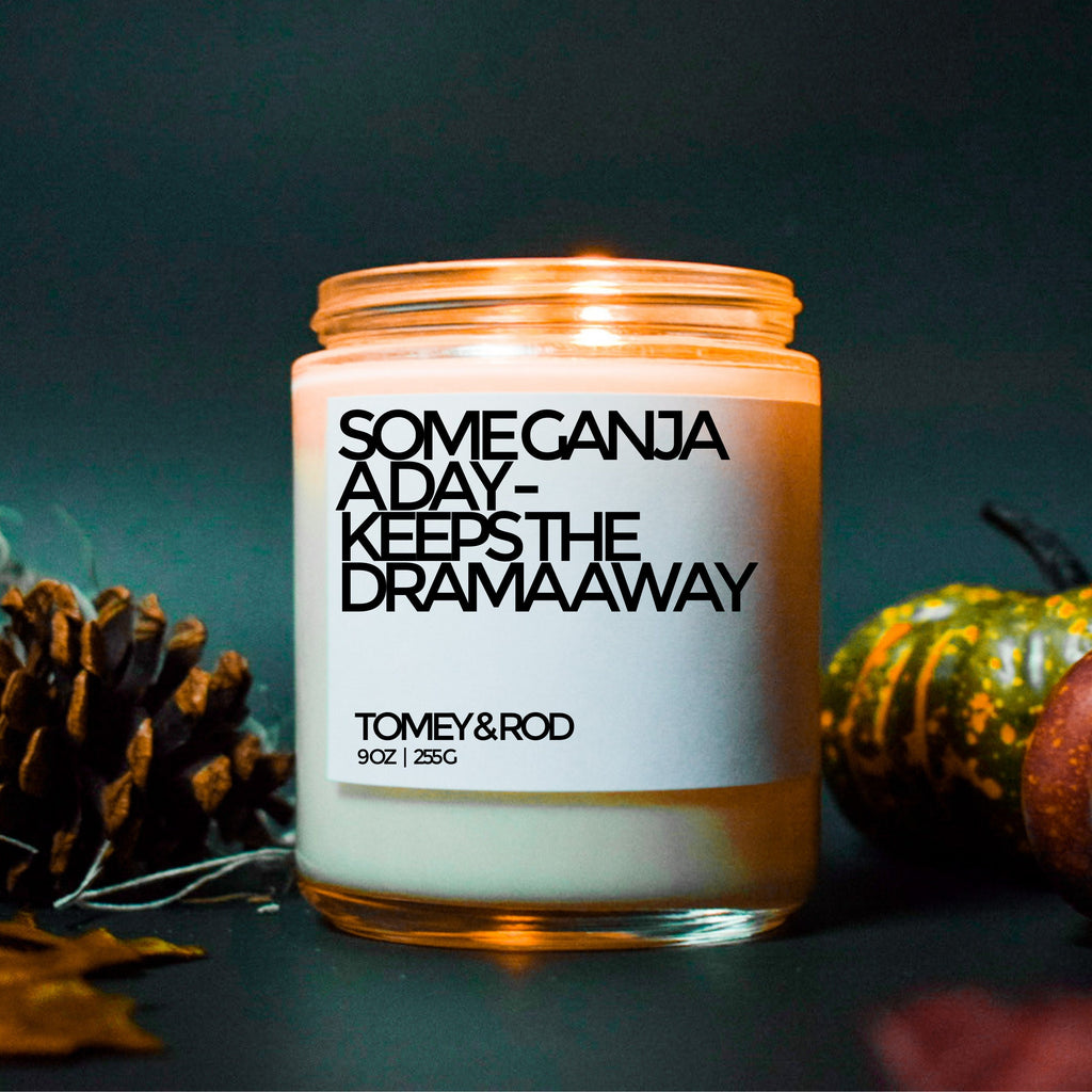 Weed Candle | Cannabis Candle | Adult Candle | Gift for Weed Lovers | Gag Gift | Funny Candle | Gifts for Him/Her | Hand-Poured Soy Candle