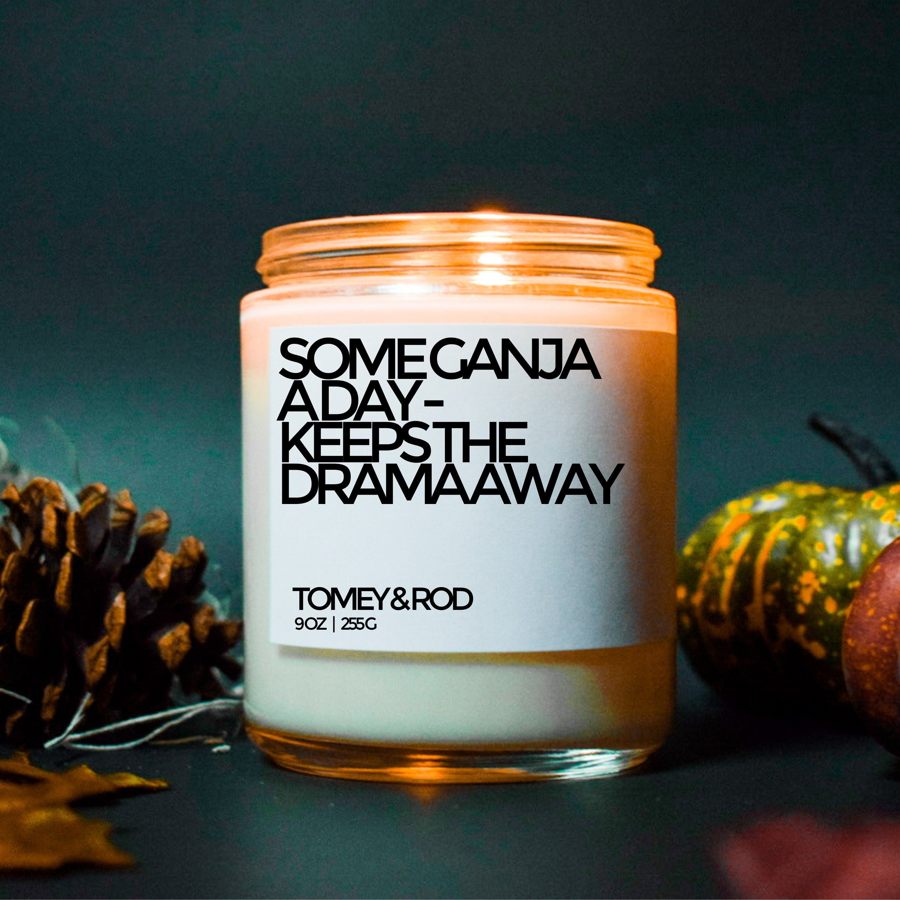 Weed Candle | Cannabis Candle | Adult Candle | Gift for Weed Lovers | Gag Gift | Funny Candle | Gifts for Him/Her | Hand-Poured Soy Candle