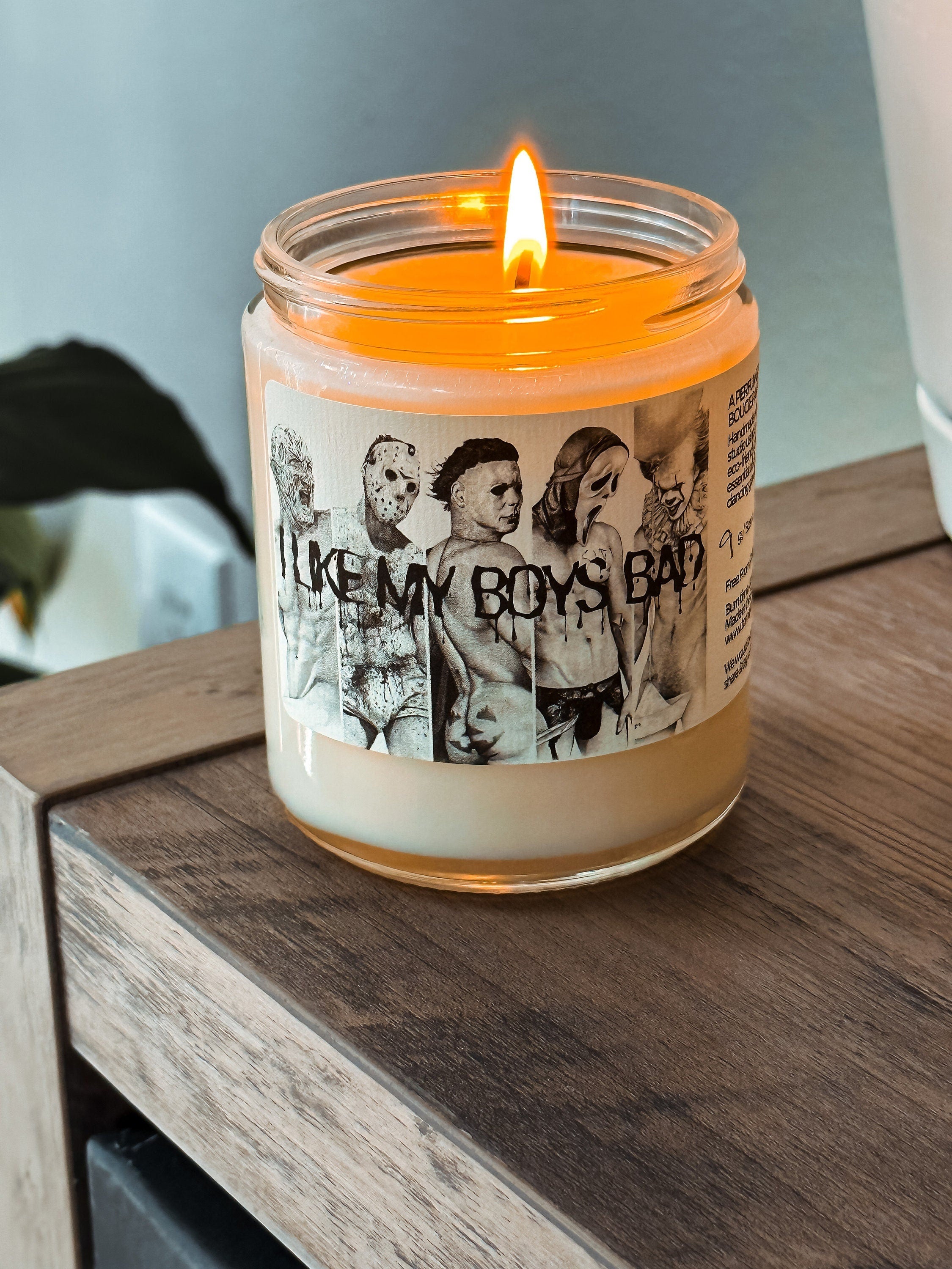 Halloween Bad Boys Candle, Halloween Decor, Halloween Candle, Spooky Candle, Halloween Party Favor, Halloween Gifts, Halloween Decoration