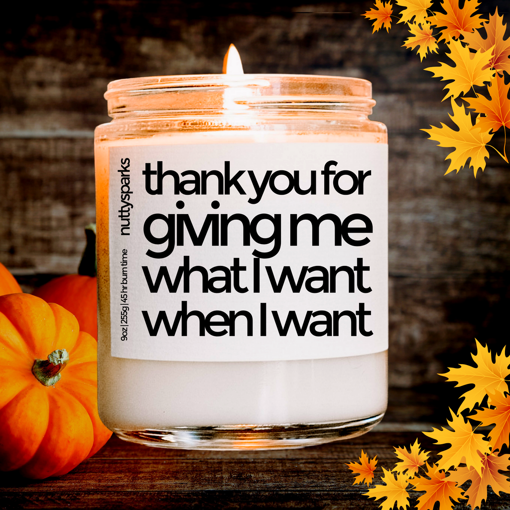 what I want, when I want