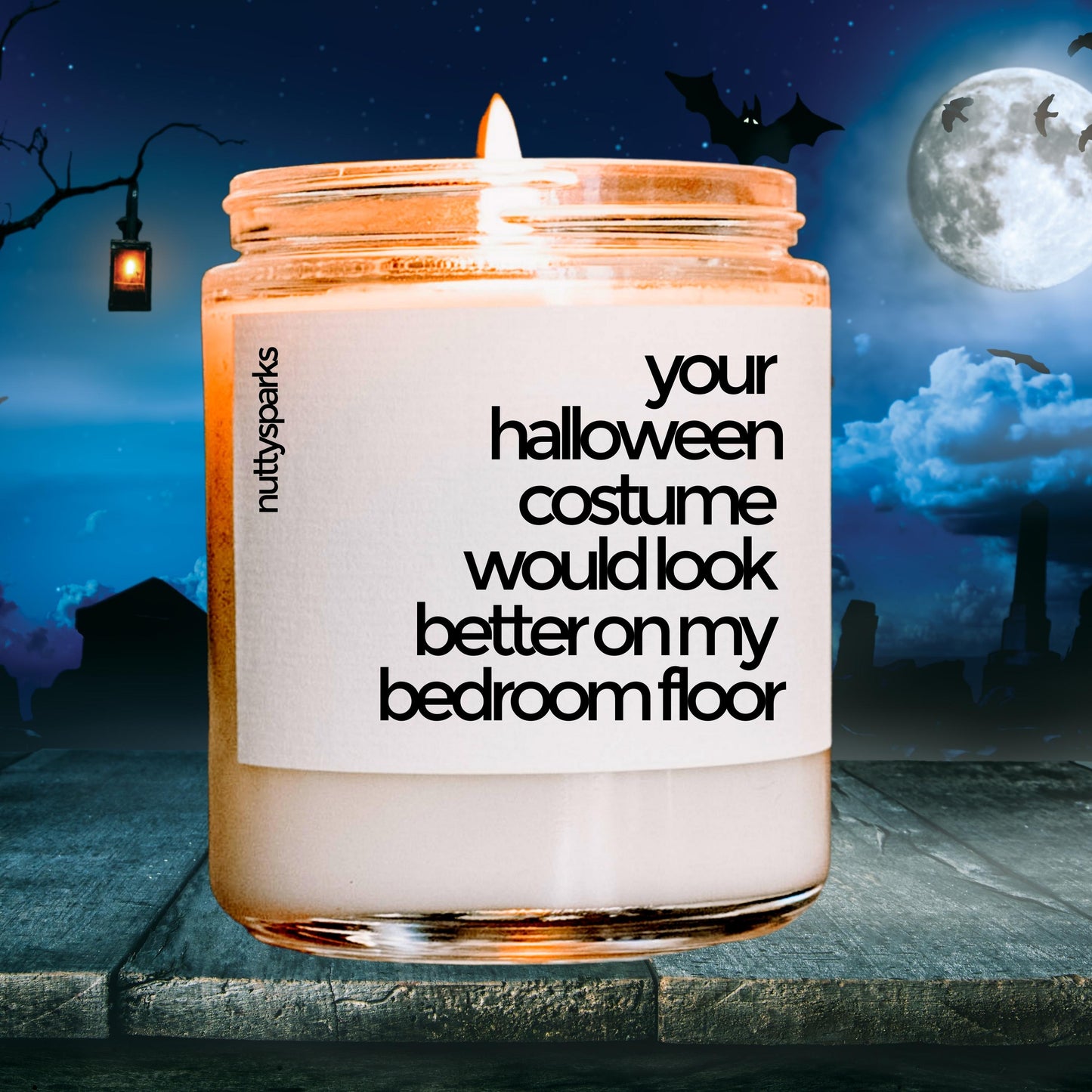 your costume on bedroom floor