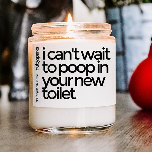 i can’t wait to poop in your new toilet
